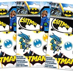 20 Batman Comic STICKERS Party Favors Supplies for Birthday Treat Loot Bags 