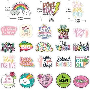 YAMIOW 160pcs Cute Positive Words Stickers for Kids Teens Adults, VSCO  Trendy Stickers for Girls, Inspirational Stickers for Water Bottle Laptop
