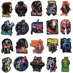 100  Cute Superhero Avengers Marvel Stickers for Luggage Laptop Water Bottle 