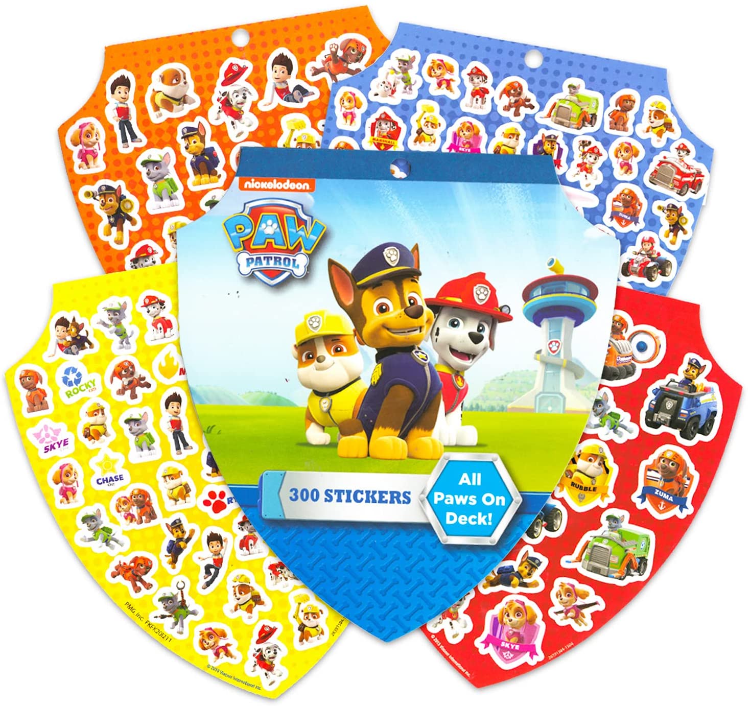 Nickelodeon TV Paw Patrol Pack of 276 Reward Stickers for sale online 