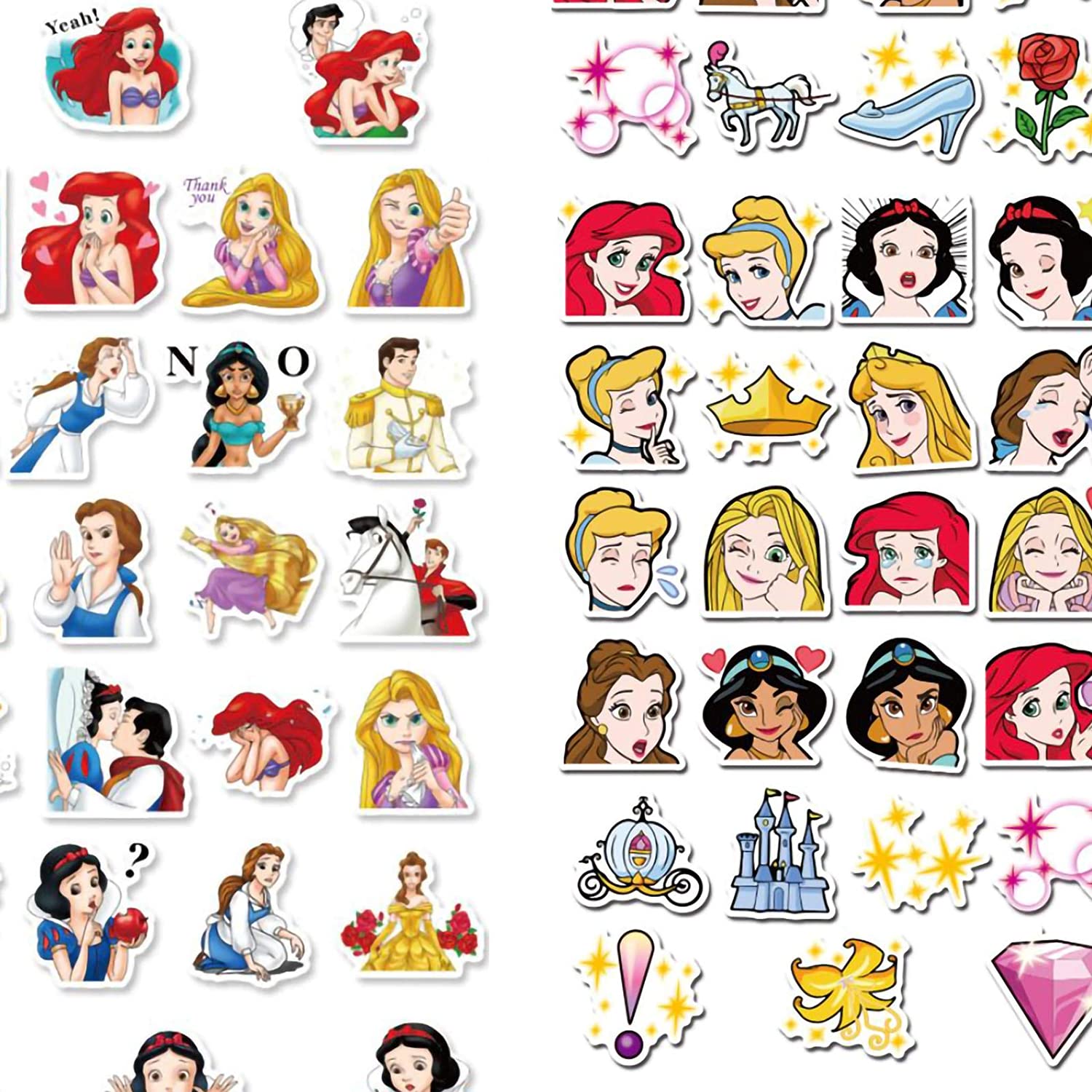 Cute Princess Stickers  Princess Stickers  Planner Stickers