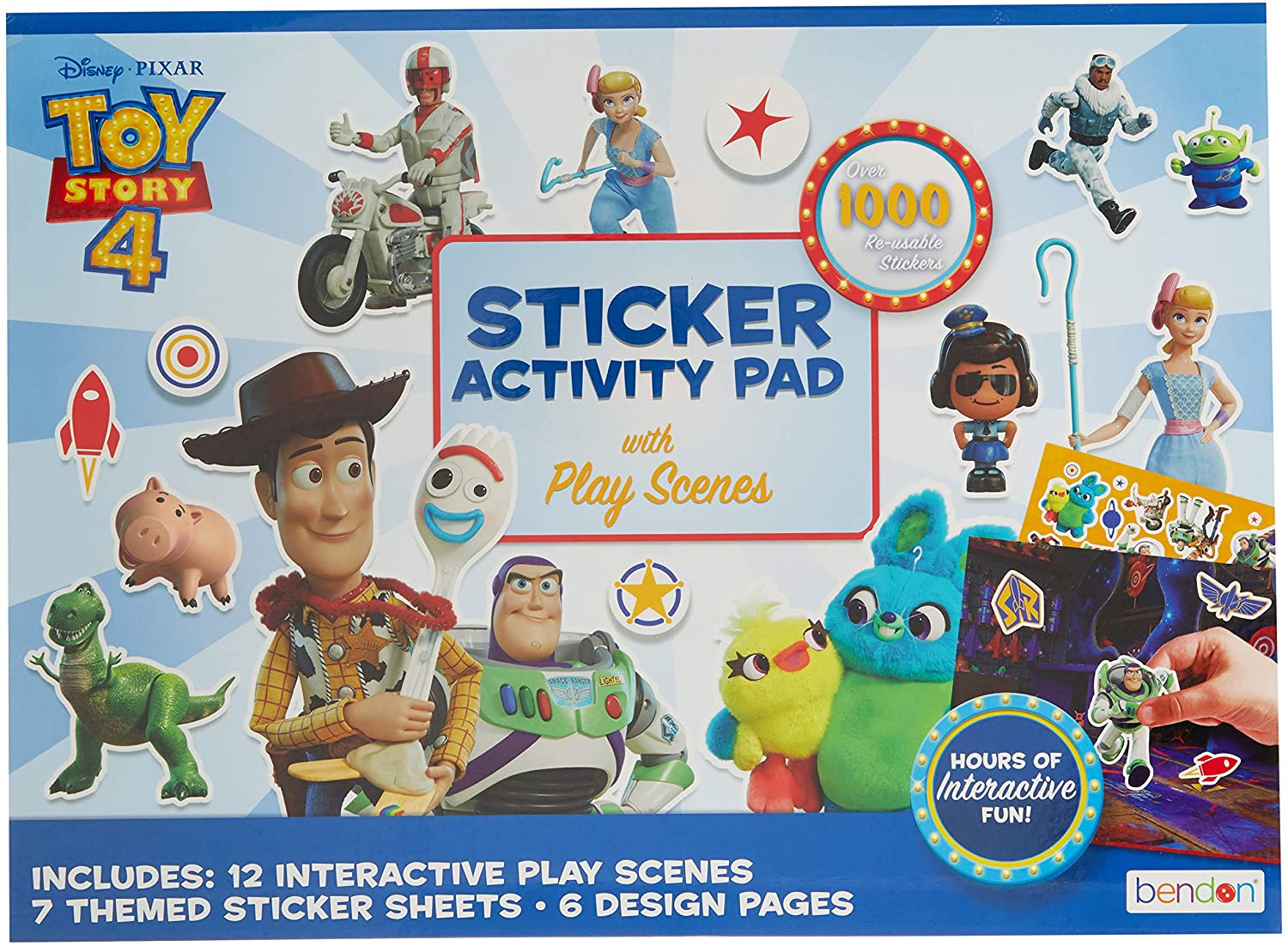 Toy Story 4 Bumper Sticker Pad 