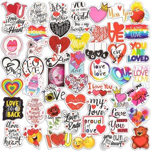JOINBO Valentines Day Stickers for Kids,200Pcs Cute Aesthetic Waterproof Valentines Stickers for Laptop Water Bottle Envelopes Crafts Scrapbooking,Valentines Day Decorations 