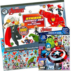 Brand New Maevel Avengers Sticker Pads Assemble Busy Pack Child Kids Play Pack 