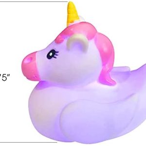 Fun Kids Light Up Unicorn Bath Time Toy 