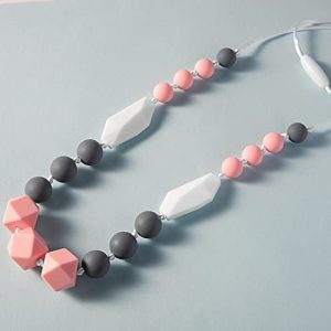 Silicone sensory necklace for mum jewellery baby tapuu  turquoise was teething 