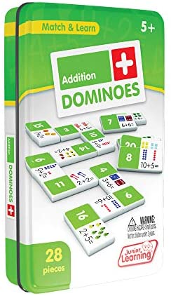 Junior Learning ADDITION Dominoes Game JL481 