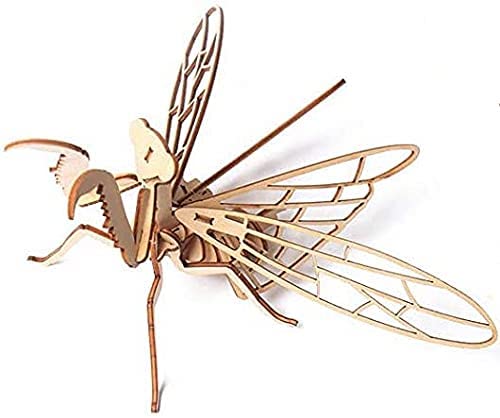 3D Holzpuzzle Woodcraft Insect Modeling Puzzle Toy DIY Bildungsgeschenk 