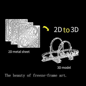 3D Metal Puzzle Dynamic Projector Movie Camera Laser Cut  Jigsaw Model Adult Toy 