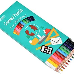 Rarlan Colored Pencils Bulk Pack of 6 50 Assorted Colors Pre-sharpened Colored Pencils for Kids 300 Count Coloring Pencils