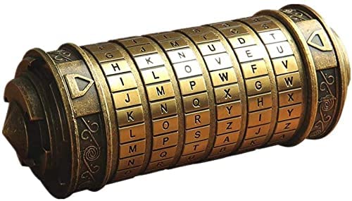 Code Spielzeug Metall Cryptex Locks Geschenke Passwort vorhanden DE U8O3 