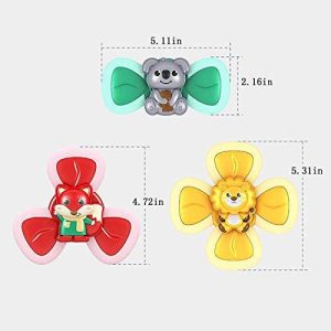 Baby Toys & Gifts Ashudan Suction Cup Spinning Top Toy Baby Bath Toys,Safe Interesting Table Sucker Gameplay Early Learner Animal Toys Pack of 3 Baby Toys & Gifts Ashudan Suction Cup Spinning Top Toy Baby Bath Toys,Safe Interesting Table Sucker Gameplay Early Learner Animal Toys Pack of 3
