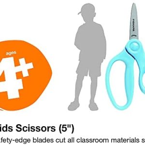 Fiskars 194160 Back to School Supplies, Kids Scissors Bulk Blunt