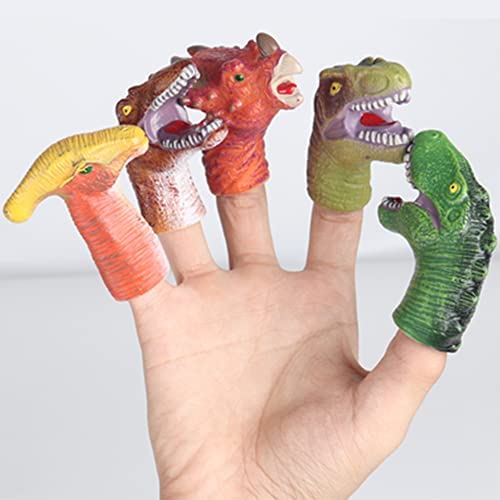 Mini Hand Fingers Dinosaur Puppet Toy Party Bag Kids Children's Stocking Filler 