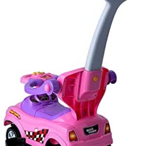 Pink Freddo Toys Easy Wheel Ride on Car & Push Car for 2-6 Years 