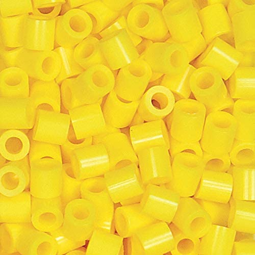 Yellow Perler Beads Fuse Beads for Crafts 1000pcs 