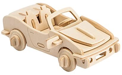 Allessimo Reality 3d Wooden Race Car Puzzle Model Paint Kit Toys for Kids for sale online 