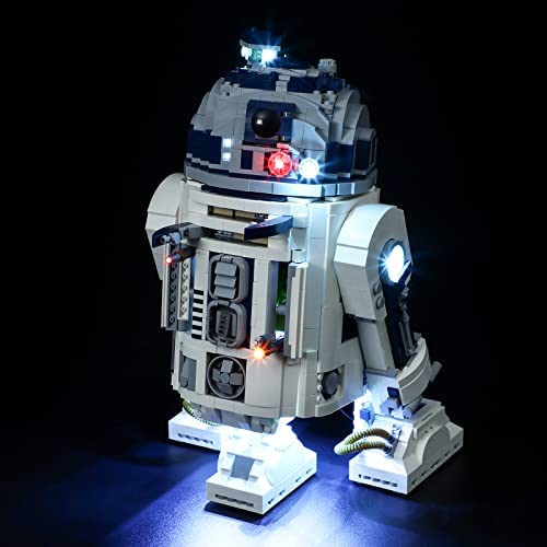 Compatible with Lego 75308 Building Blocks Model Not Include The Lego Set BRIKSMAX Led Lighting Kit for R2-D2 