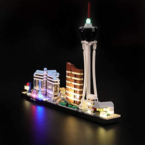 LED Light Up Kit For Architecture Las Vegas Lighting Las Vegas Set 21047 blocks 