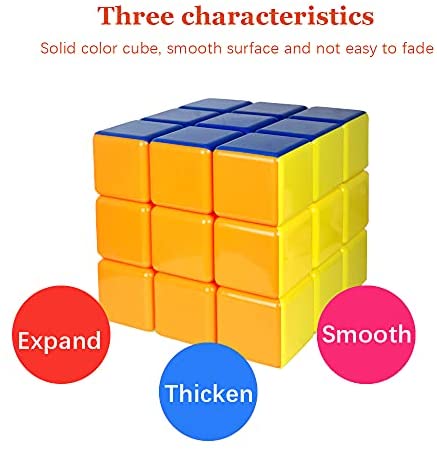 Forever Color Stickerless T-CUBE Smooth Big Round Corner 3x3x3 Speed magic Cube 