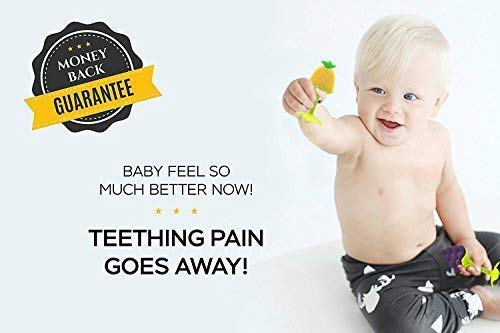 Olele Baby Teething Toys Soft Sensory BPA Free Natural Silicone Teethers 
