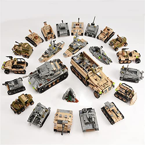 1061 Pieces DIY Building Lego Blocks Bricks Technic Army WW2 Toy Gift Children 