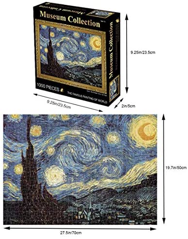 Big 27.5" x 19.7" Unique Gift Package Jigsaw Puzzle 1000 Pieces for Adult 