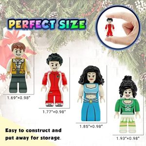 Minifigures Stuffer Birthday Cake Decorations Fashion ViVi Mini Figure Toy Easter Eggs Boys and Girls Little Gift for Christmas Stockings Minifigures Building Bricks with Accessories 40PCS 