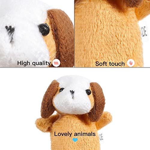 10pcs Cute Animal Finger Puppets Baby Children Kids Story Time Play Toy YS 