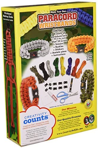 Creativity for Kids Make Your Own Paracord Wristbands - Makes 8 