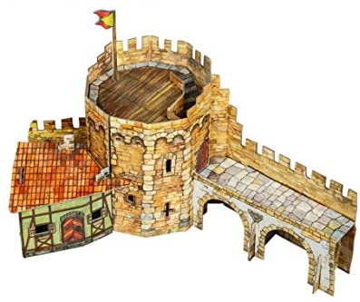 UMBUM UPPER TOWER 3D Puzzle Cardboard DIY model kit the Medieval town 