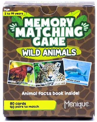 Menique, Wild Animals, Memory Matching Game – Homefurniturelife Online Store Menique, Wild Animals, Memory Matching Game – Homefurniturelife Online Store