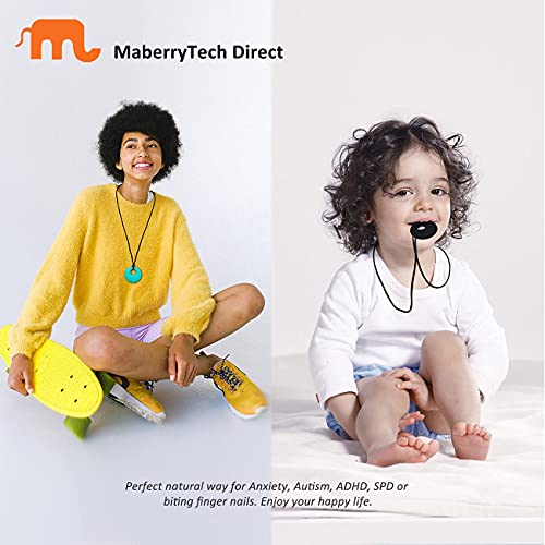 Butterfly Sensory Chew Necklace Silicone Chewy Pendant Jewelry Boy Girls Adults 