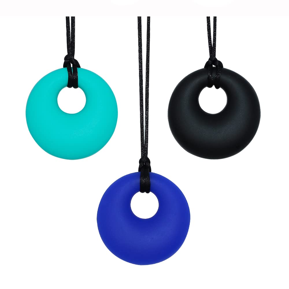 Butterfly Sensory Chew Necklace Silicone Chewy Pendant Jewelry Boy Girls Adults 