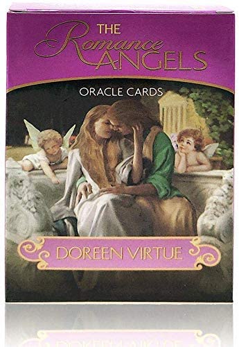 The Romance Angels Tarot Oracle Cards Deck|The 44 Romance Angel Oracle  Cards by Doreen Virtue Rare Out of Print, New Gold-Plated Series, Clarity  About 