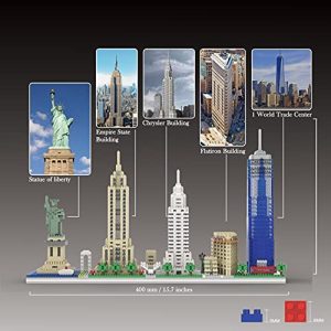 dOvOb Architecture London Skyline Collection Micro Mini Blocks Set Model Kit and Gift for Kids and Adults 3076 Pieces 
