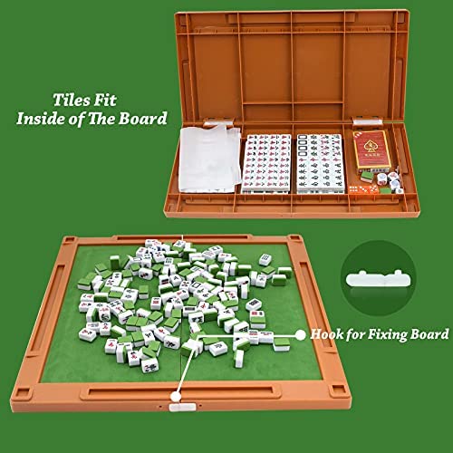 Protable Standard traditionelles chinesisches Mahjong Spiel Reise Set 144 