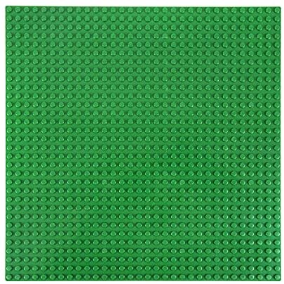 Grey & Green Platforms 10 x 10 Premium Pack of 6 Baseplates Tiles for Tables LP Design Brick Base Plates Trays or Floor Play Base Plate 100% Compatible with Major Building Brick Brands 