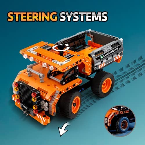 3 in 1 Technic City Building Sets for Kids Dump Truck/Airplane/Car Creative Activities Gift Toys for Boys Age 6 7 8 9 10 11 12 JOJO&Peach STEM Toys for Boys 6-10 