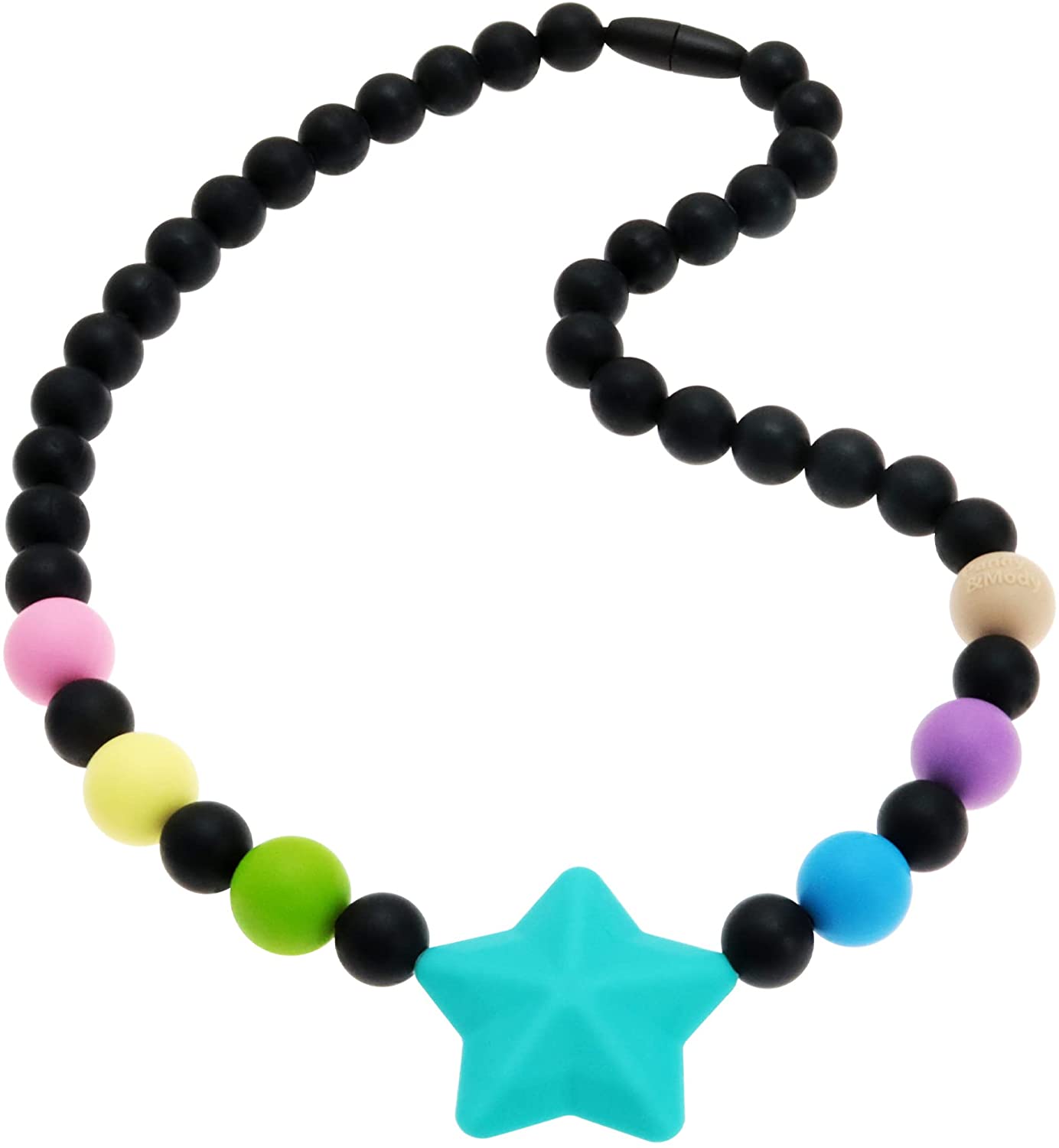Panny & Mody Sensory Chew Necklace for Kids with Autism ADHD Chewy Oral Toys 4pc 