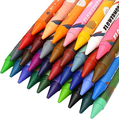 Toogoo Lot de 4 crayons multicolores pour enfant 