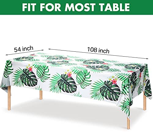 Auch 5 Pieces Animal Tablecloth Jungle Animal Theme Table Cover Leopard Tiger Zebra Giraffe Print Table Cover Tropical Leaf Tablecloth Party Supplies for Jungle Safari Zoo Birthday Party Baby Showers 