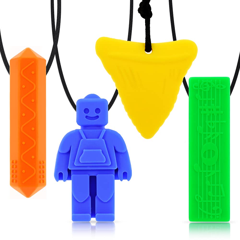 Sensory Chew Necklace Chewelry Autism ADHD Biting Oral Motor Chewys  Teething AUS | eBay