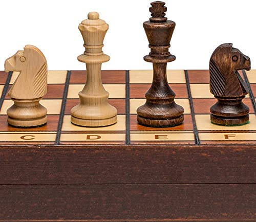 Wegiel Handmade European Professional Tournament Chess Set With Wood Case Hand 