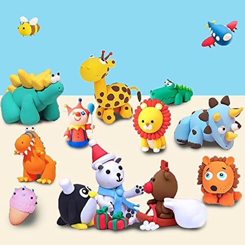 Details about   36 Color Light Soft Clay DIY Children Educational Air Dry Polymer Toy Gift Kids 
