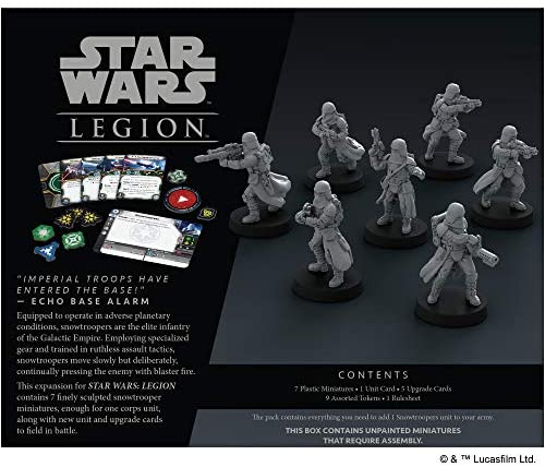 Star Wars Legion Miniatures NO Upgrade Cards 