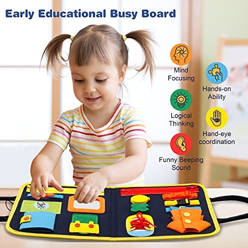 Kids Children Baby Busy Activity   Busy Board Preschool Logical Training 