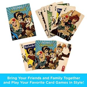 DC Comics Retro 'BOMBSHELLS' Playing Cards Licensed Product by AQUARIUS 