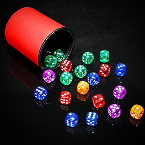 Quality Dice Cup Dice Set Entertainment Game Tool Game PU Leather CO 