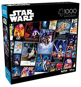 Original Trilogy Posters 1000 Pc Jigsaw Puzzle Buffalo Games Star Wars Collage 